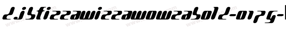 DjbFizzaWizzaWowzaBold-01PG字体转换