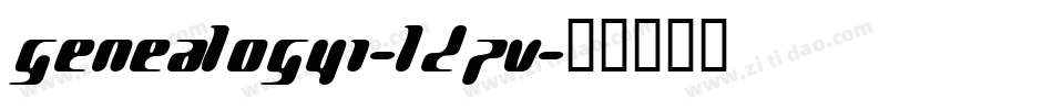 Genealogy1-ldpV字体转换