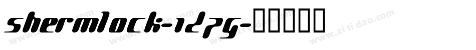 Shermlock-1DPg字体转换
