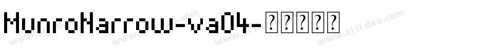 MunroNarrow-vaO4字体转换