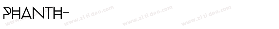 PHANTH字体转换