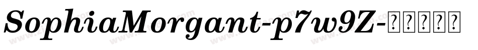 SophiaMorgant-p7w9Z字体转换