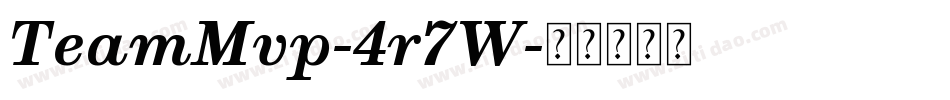 TeamMvp-4r7W字体转换