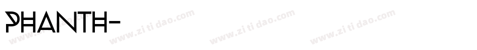 PHANTH字体转换