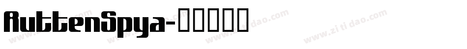 RuttenSpya字体转换