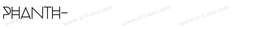 PHANTH字体转换