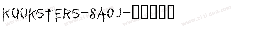 Kooksters-8a0J字体转换