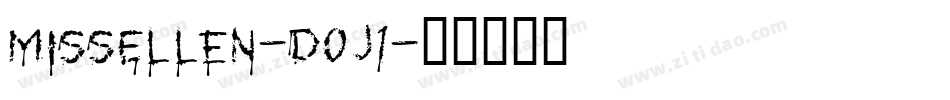MissEllen-D0J1字体转换