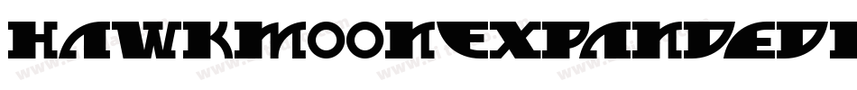 HawkmoonExpandedItalic-5GpZ字体转换