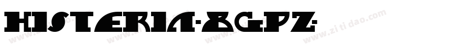 Histeria-8GpZ字体转换