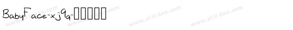 BabyFace-xj9q字体转换