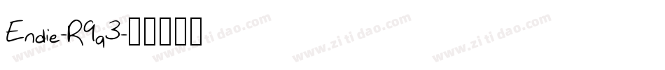 Endie-R9q3字体转换