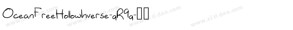 OceanFreeHollowInverse-qR9q字体转换 OceanFreeHollowInverse-qR9q字体转换