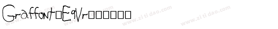 Graffont-E9Vr字体转换
