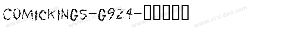 ComicKings-g9z4字体转换