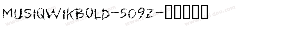 MusiqwikBold-5O9z字体转换