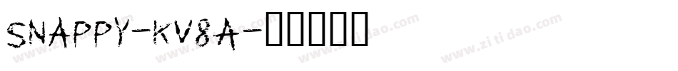 Snappy-KV8A字体转换 Snappy-KV8A字体转换