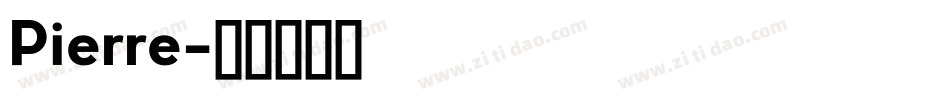 Pierre字体转换
