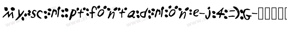 Myscriptfontadrione-j4zG字体转换