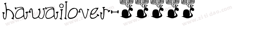 hawailover字体转换