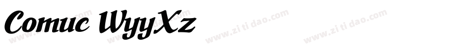 Comuc-WyyXz字体转换