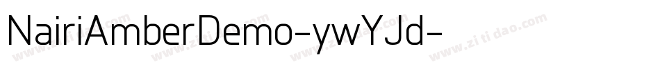 NairiAmberDemo-ywYJd字体转换