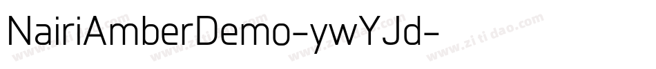 NairiAmberDemo-ywYJd字体转换