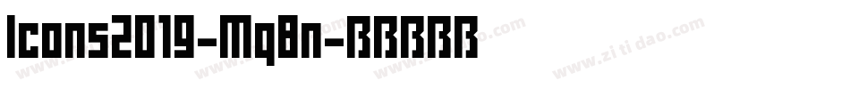 Icons2019-Mq8n字体转换