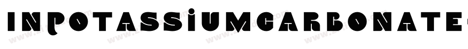 InPotassiumCarbonate字体转换