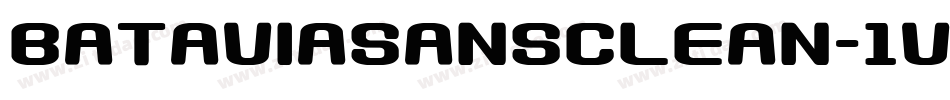 Bataviasansclean-1vYg字体转换