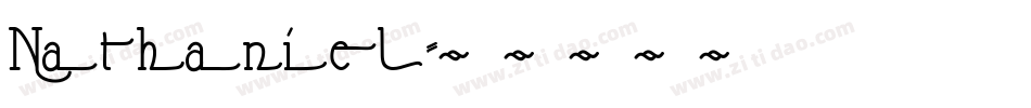 Nathaniel字体转换