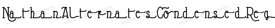 NathanAlternatesCondensedRegular-q0A6字体转换
