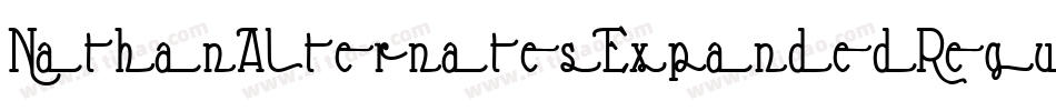 NathanAlternatesExpandedRegular-p9py字体转换