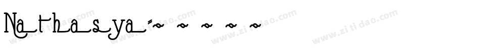 Nathasya字体转换