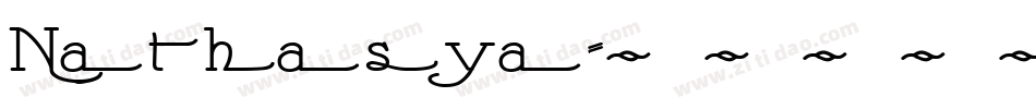 Nathasya字体转换