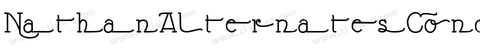 NathanAlternatesCondensedRegular-q0A6字体转换