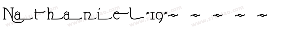 Nathaniel-19字体转换