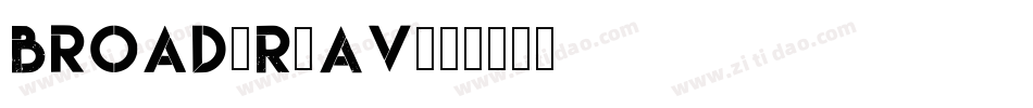Broad-R2Av字体转换