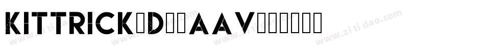 Kittrick3D-5AAv字体转换