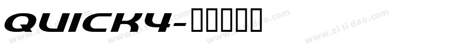 QUICK4字体转换