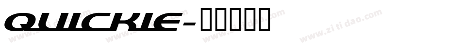 Quickie字体转换