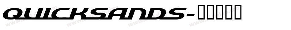 Quicksands字体转换