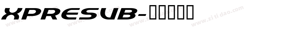 XPRESVB字体转换