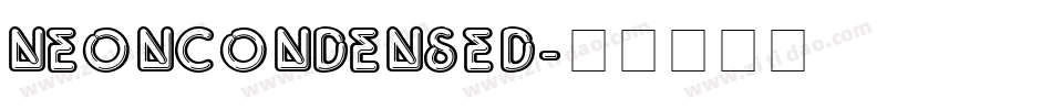 NeonCondensed字体转换