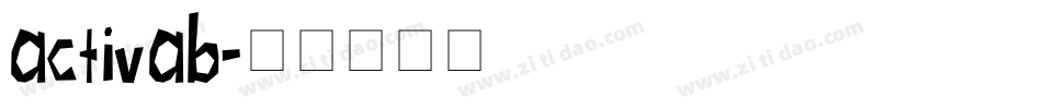 activab字体转换