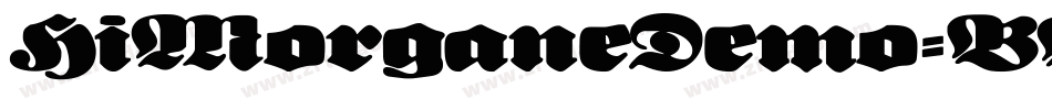 HiMorganeDemo-BWG0w字体转换