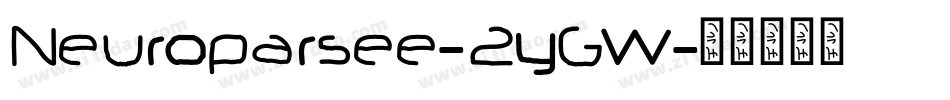 Neuroparsee-2yGW字体转换