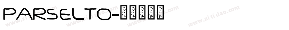 PARSELTO字体转换