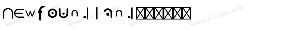 Newfoundland字体转换