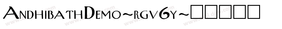 AndhibathDemo-rgv6y字体转换
